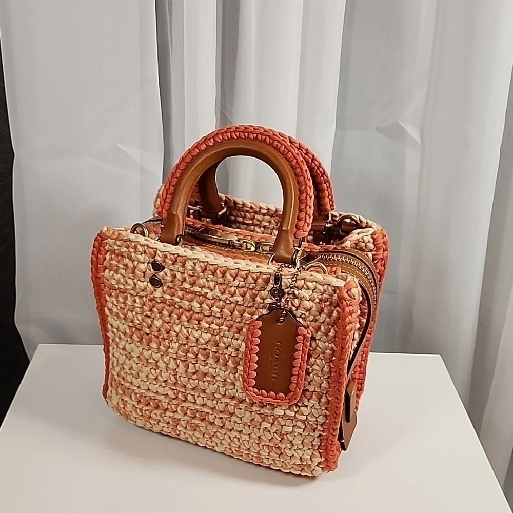 NWT Coach Rogue 20 With Crochet - Picture 3 of 17